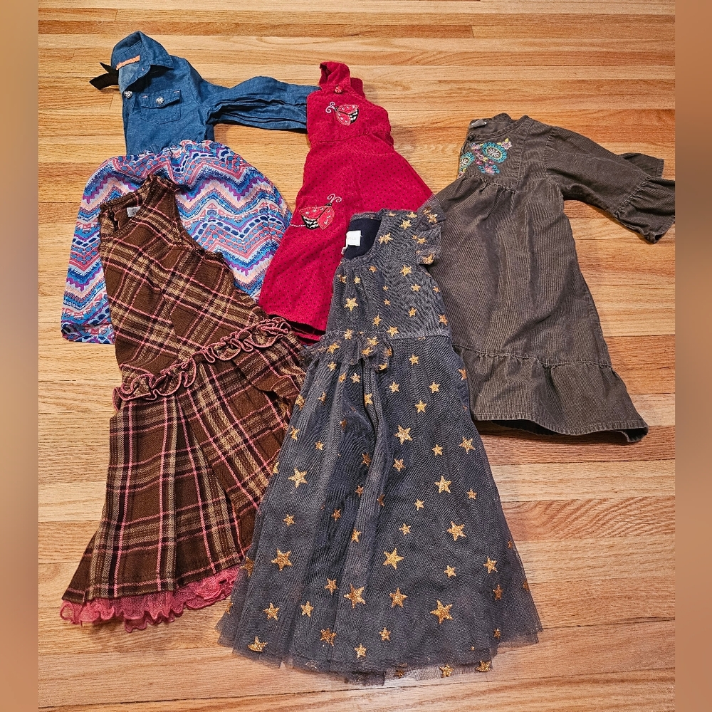 5 Dresses Bundle Girl Size 3t